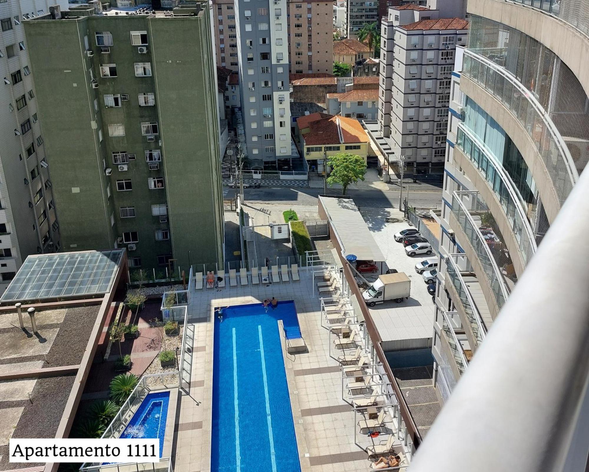 Book Santos - Condominio Unlimited - Apartamento Com Vista Mar E Apartamento Com Vista Piscina Esterno foto