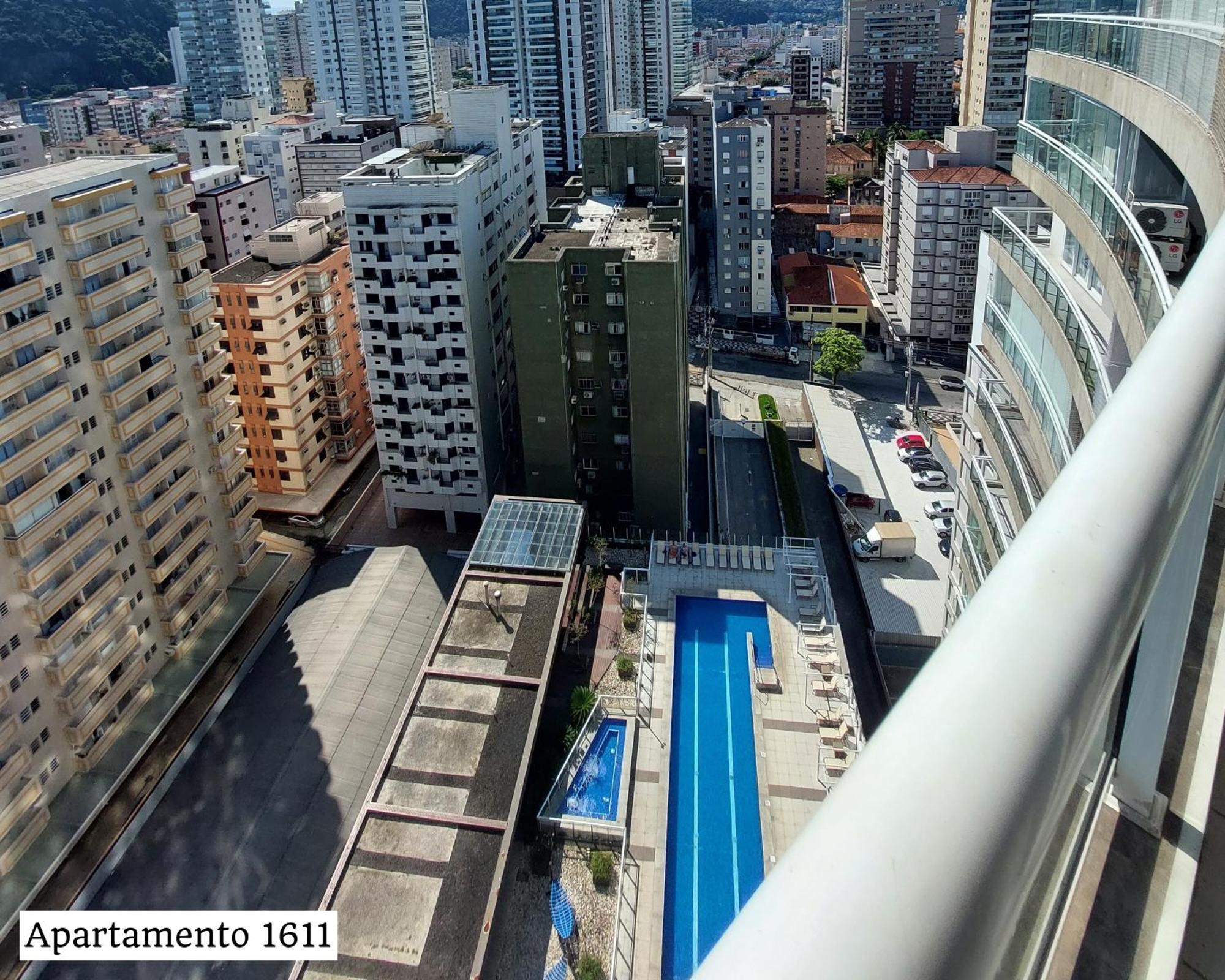 Book Santos - Condominio Unlimited - Apartamento Com Vista Mar E Apartamento Com Vista Piscina Esterno foto