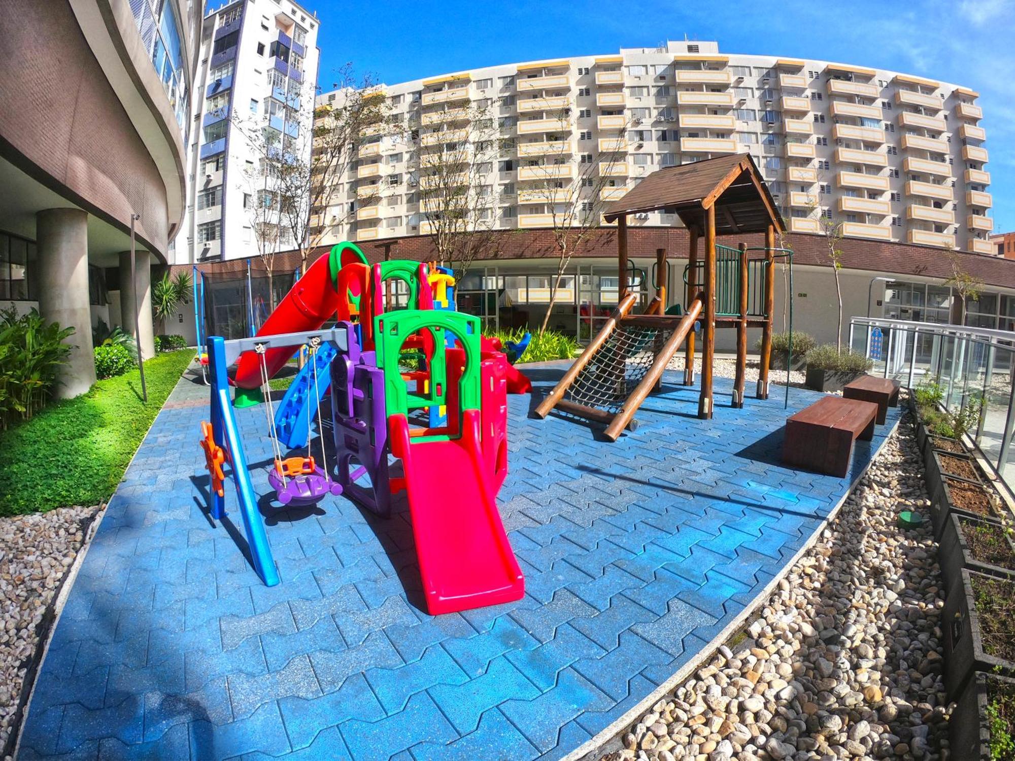 Book Santos - Condominio Unlimited - Apartamento Com Vista Mar E Apartamento Com Vista Piscina Esterno foto