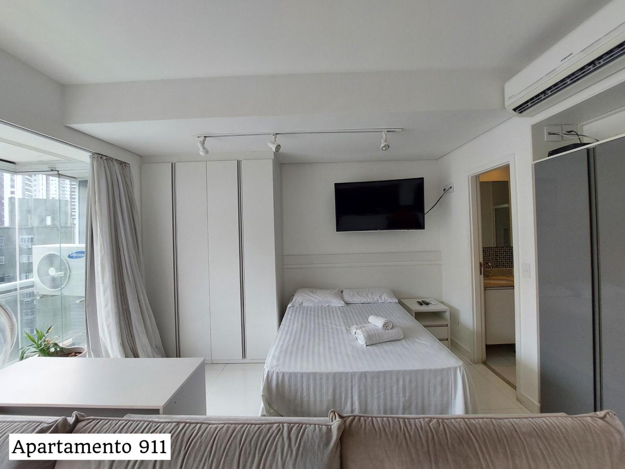 Book Santos - Condominio Unlimited - Apartamento Com Vista Mar E Apartamento Com Vista Piscina Esterno foto