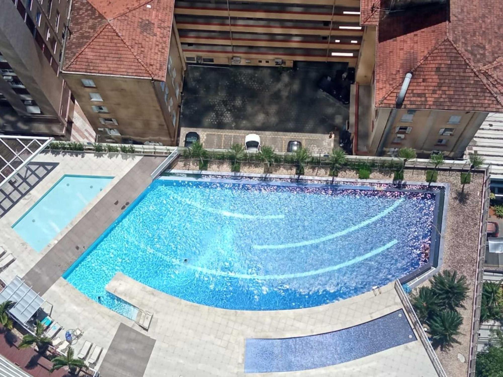 Book Santos - Condominio Unlimited - Apartamento Com Vista Mar E Apartamento Com Vista Piscina Esterno foto